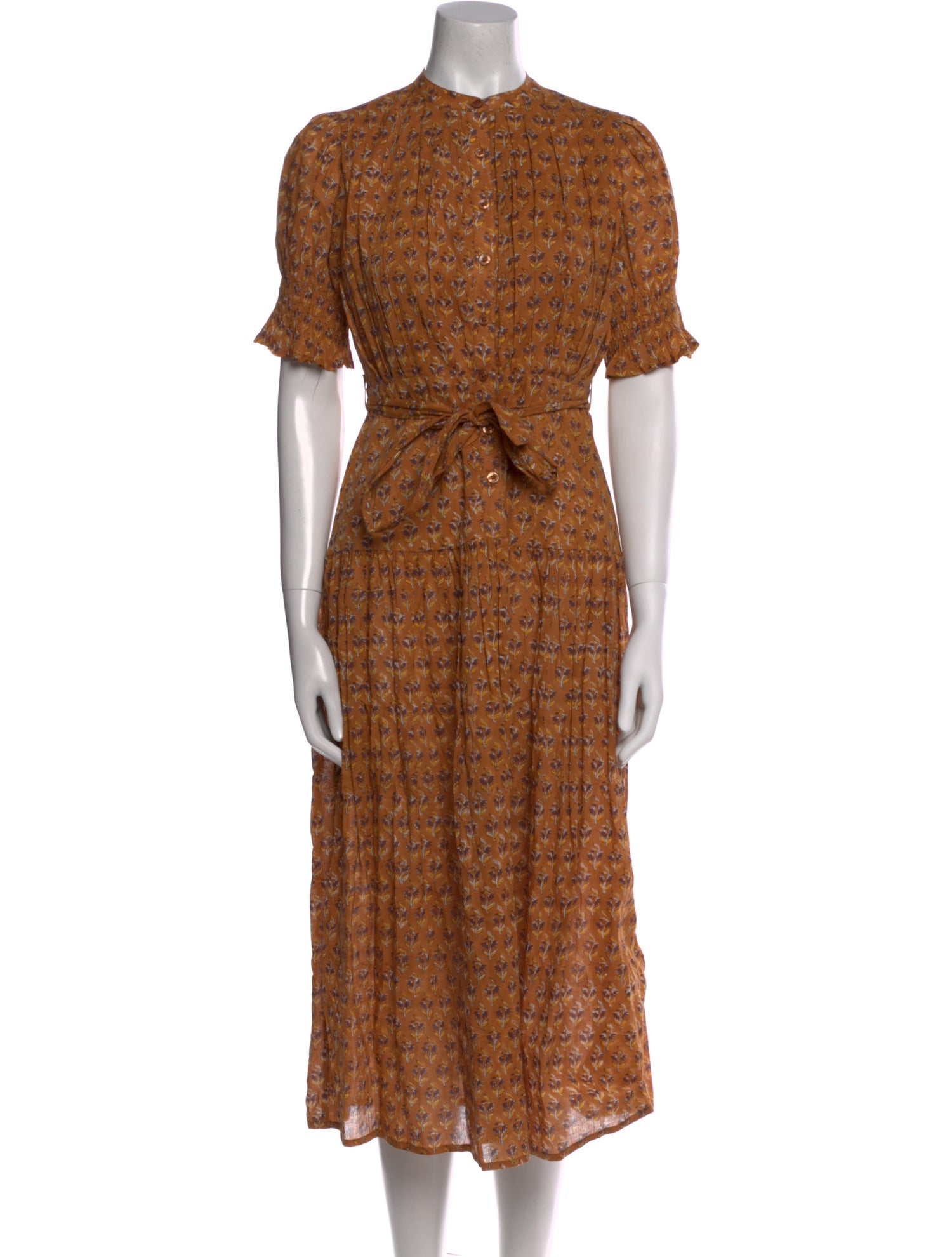Daughters of India Printed Midi Length Dress