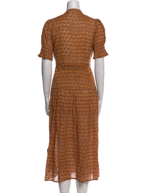 Daughters of India Printed Midi Length Dress