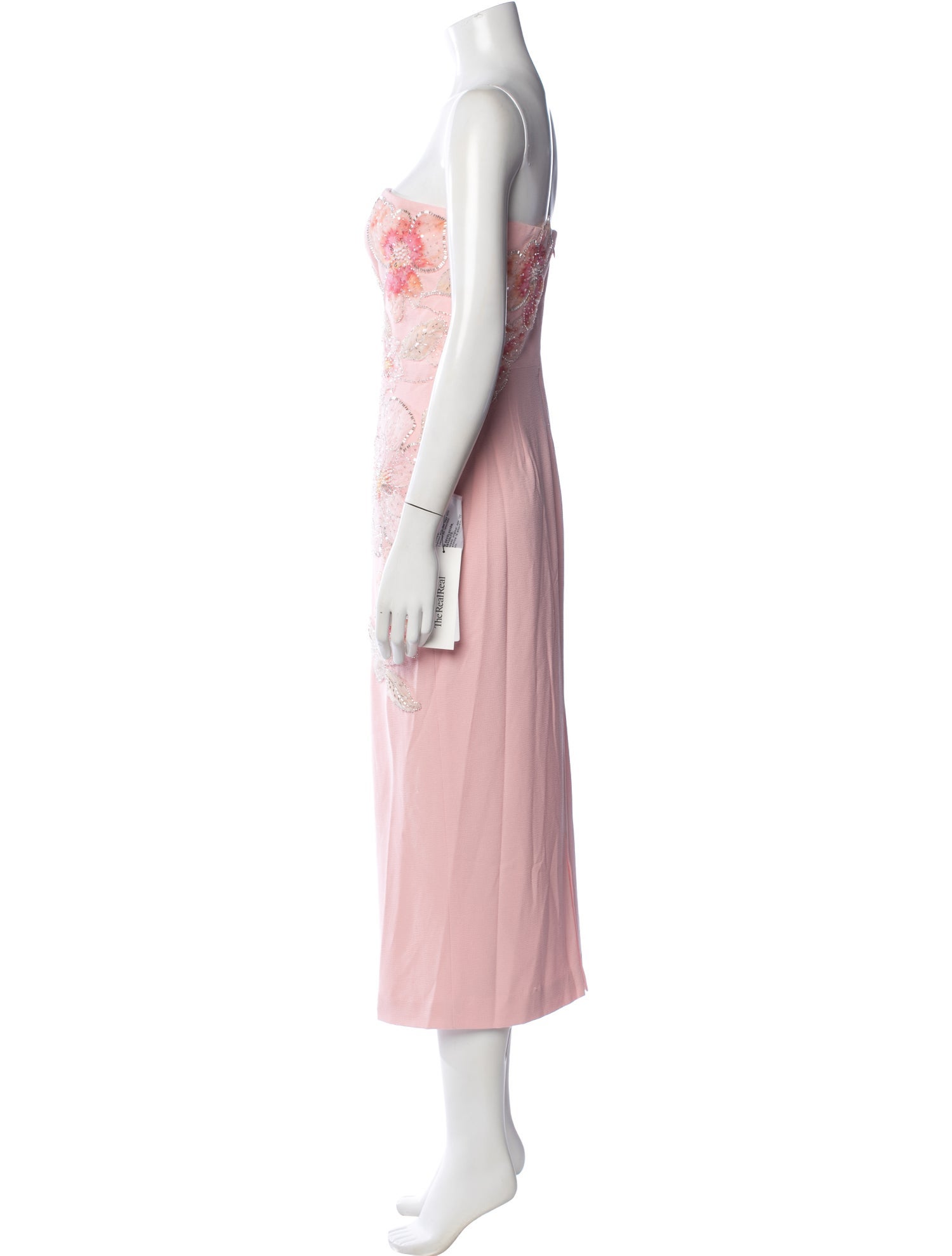 Dress The Population Floral Print Midi Length Dress w/ Tags