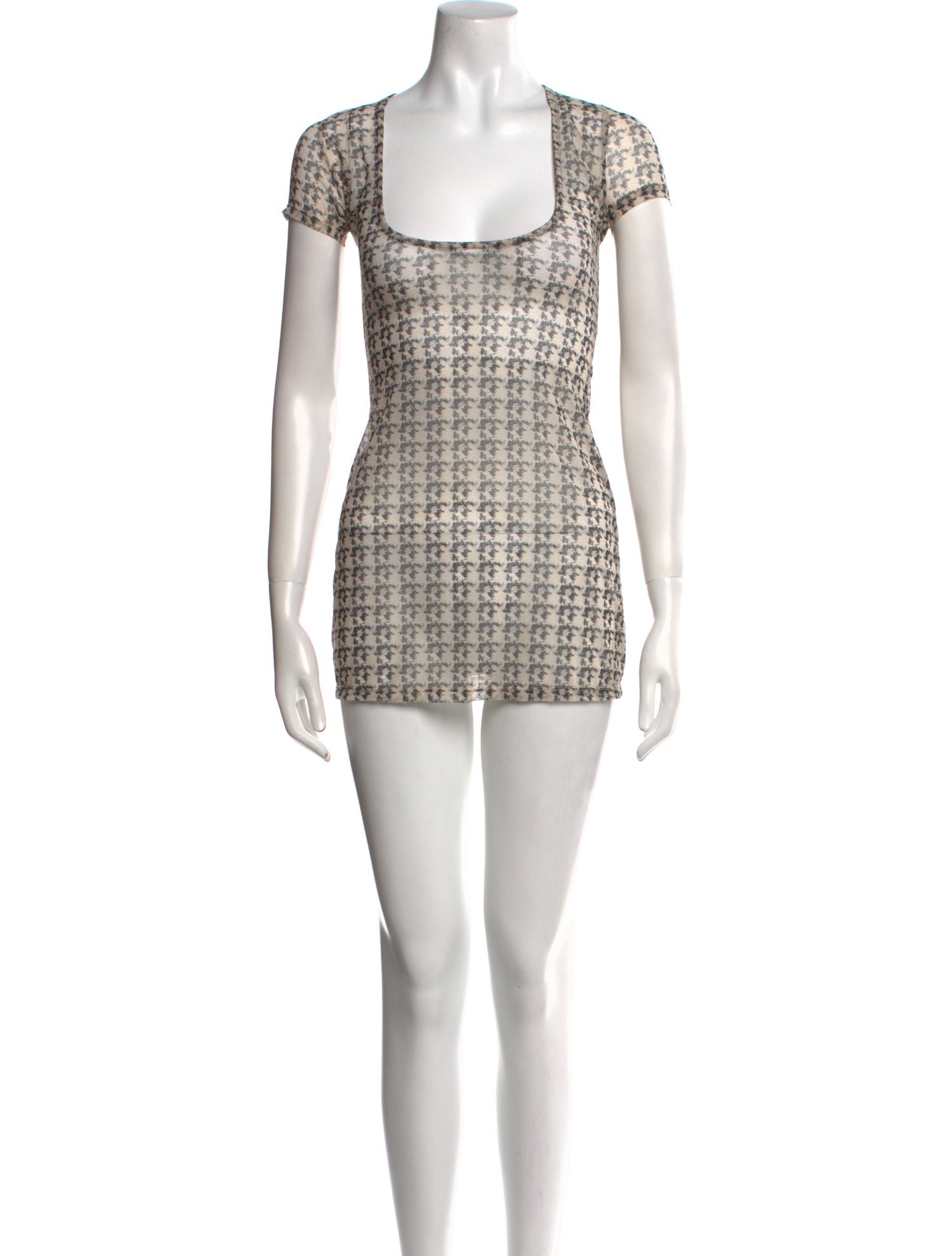 Devon Windsor Plaid Print Mini Dress