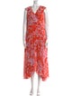 Eliza J Floral Print Long Dress