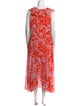 Eliza J Floral Print Long Dress