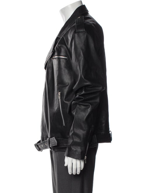 Echtes Leder Leather Moto Jacket