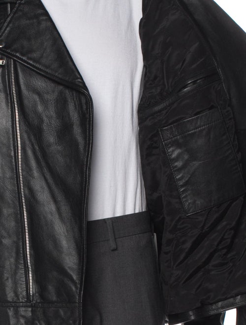 Echtes Leder Leather Moto Jacket