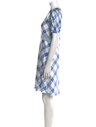 Emma Mulholland on Holiday Plaid Print Knee-Length Dress