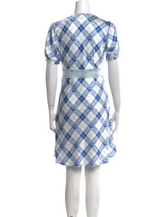 Emma Mulholland on Holiday Plaid Print Knee-Length Dress