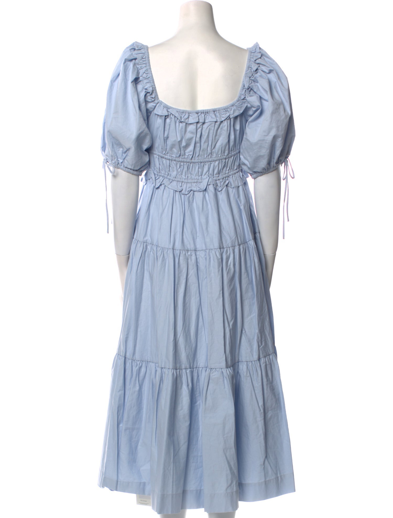 en saison Scoop Neck Long Dress