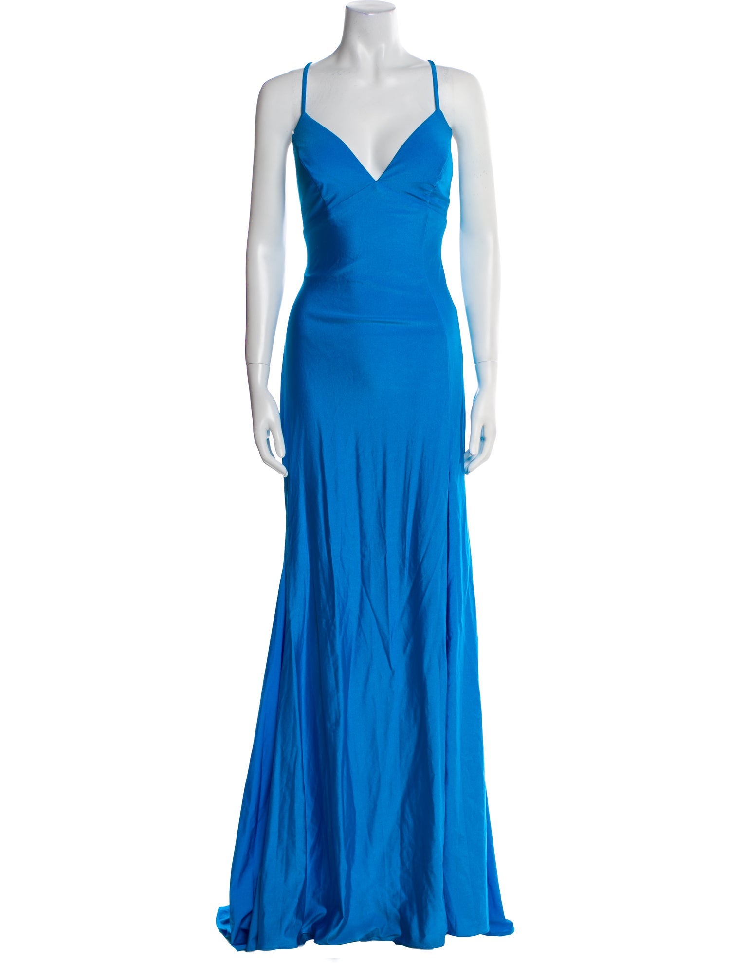 Faviana V-Neck Long Dress