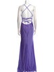 Faviana V-Neck Long Dress