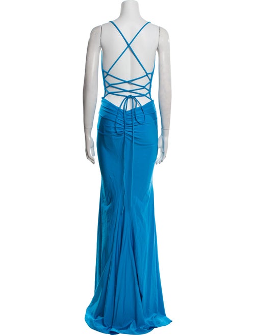 Faviana V-Neck Long Dress