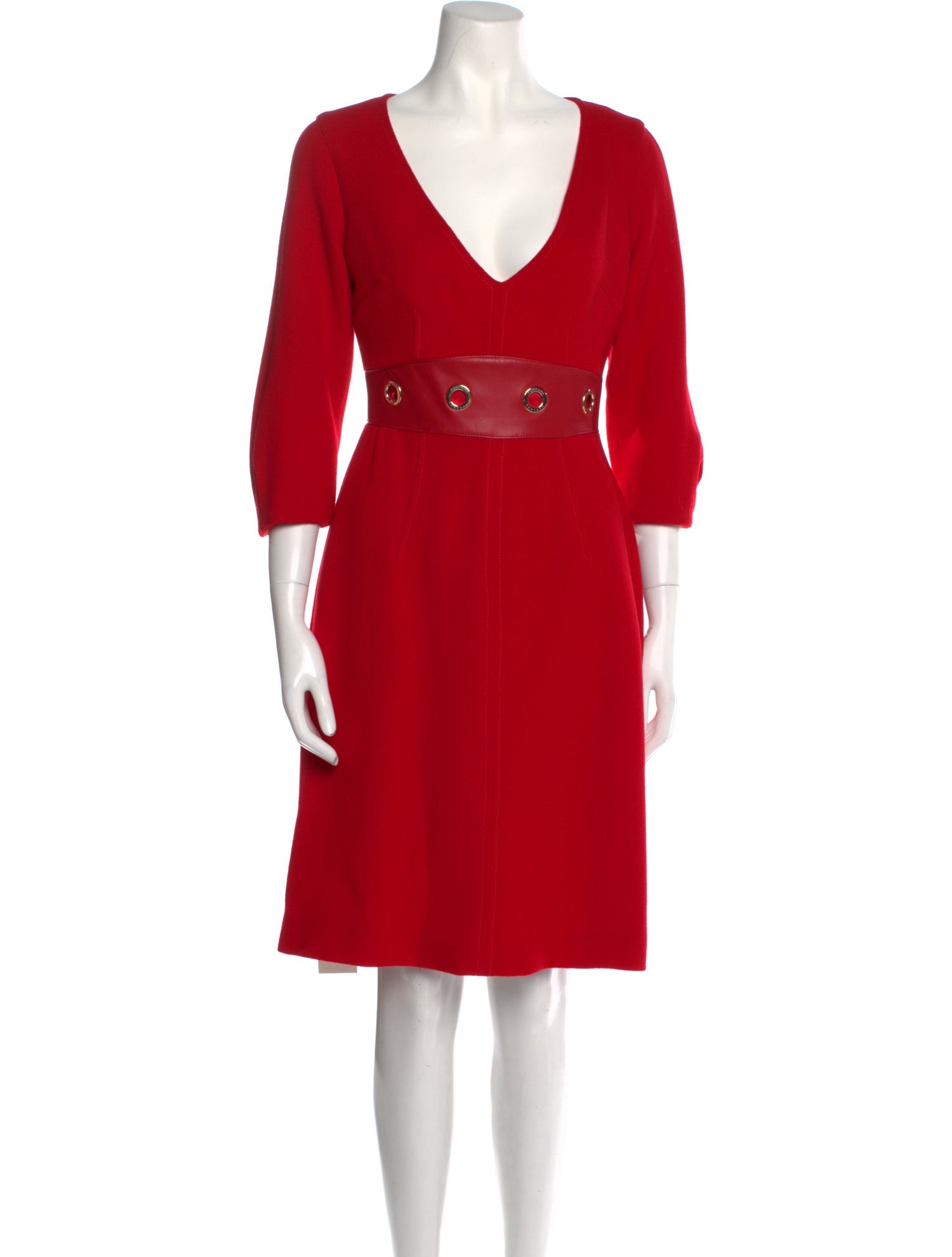 Fontana couture Silk Knee-Length Dress w/ Tags