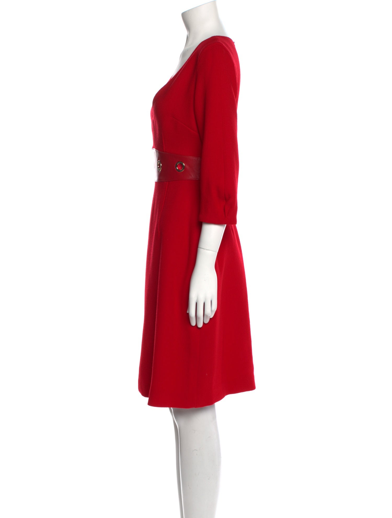 Fontana couture Silk Knee-Length Dress w/ Tags