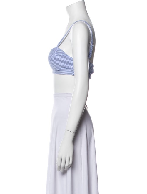 Favorite Daughter Striped Square Neckline Crop Top