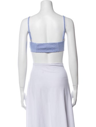 Favorite Daughter Striped Square Neckline Crop Top