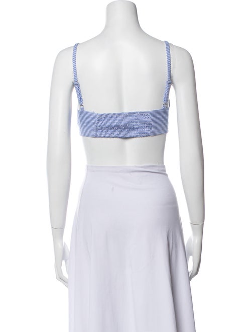 Favorite Daughter Striped Square Neckline Crop Top