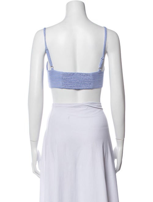 Favorite Daughter Striped Square Neckline Crop Top