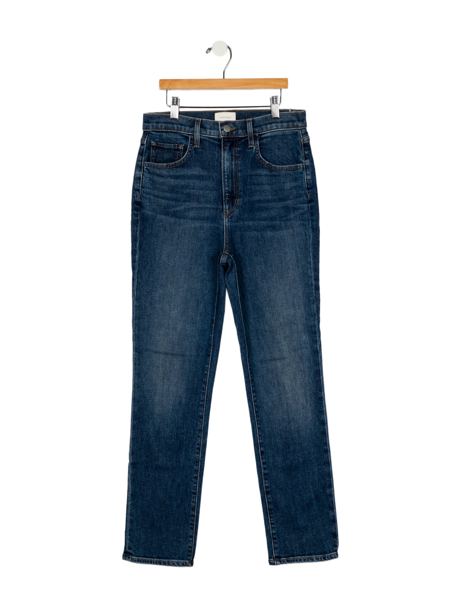 Favorite Daughter High-Rise Straight Leg Jeans