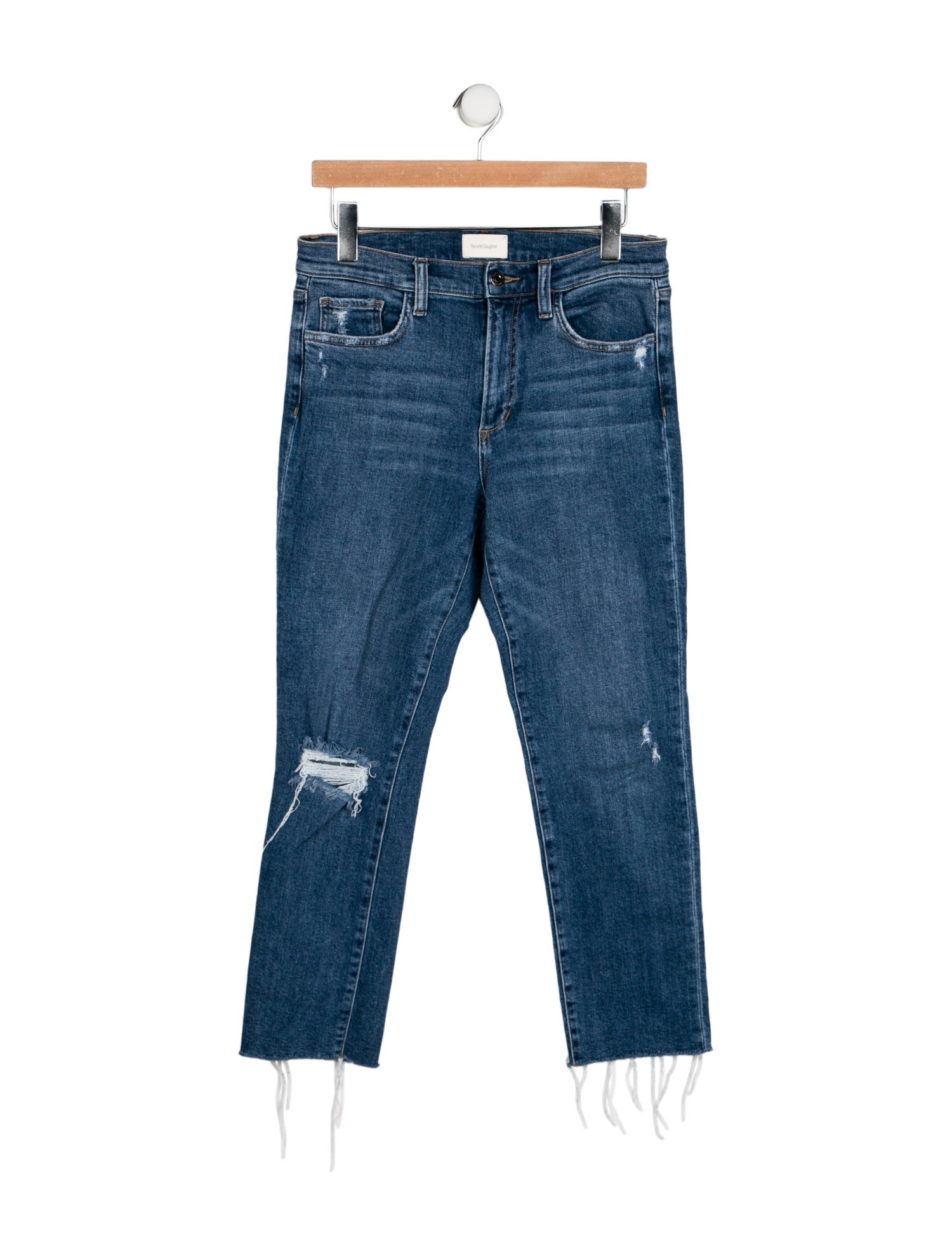 Favorite Daughter Mid-Rise Straight Leg Jeans