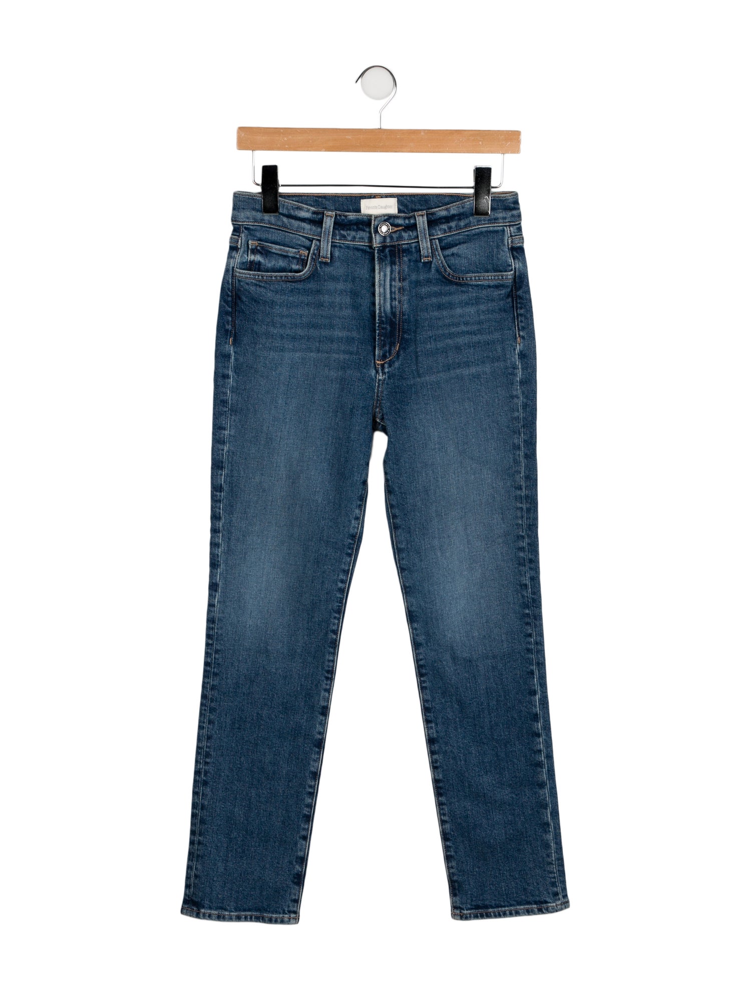 Favorite Daughter Mid-Rise Straight Leg Jeans