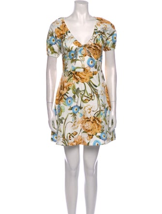 Favorite Daughter Floral Print Mini Dress