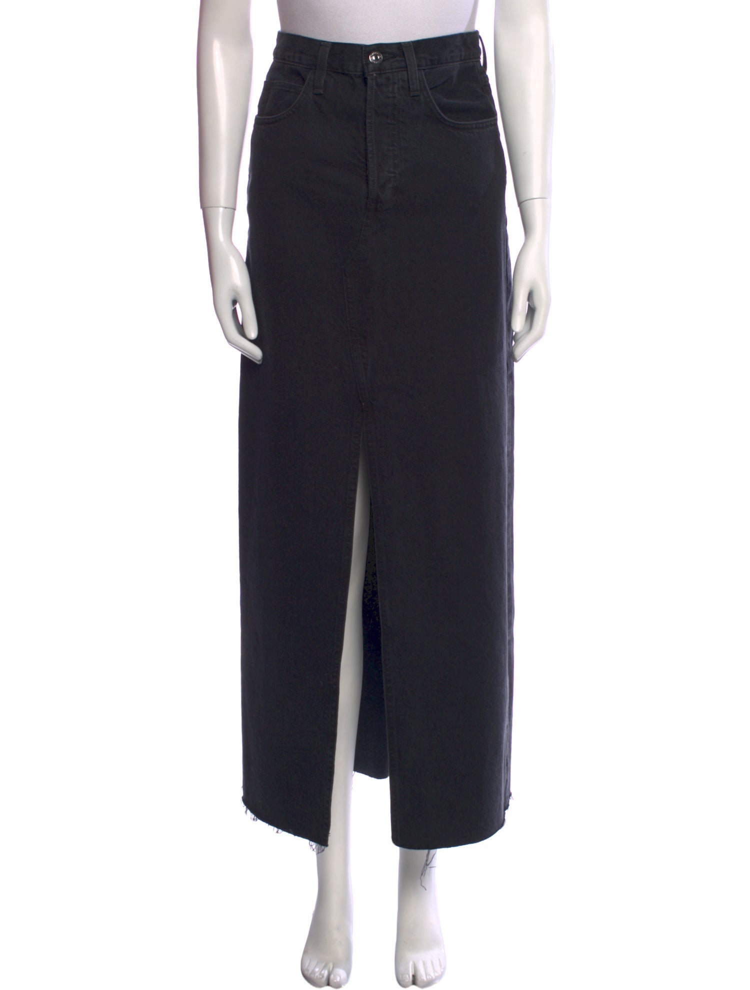 Favorite Daughter Raw-Edge Trim Long Skirt w/ Tags