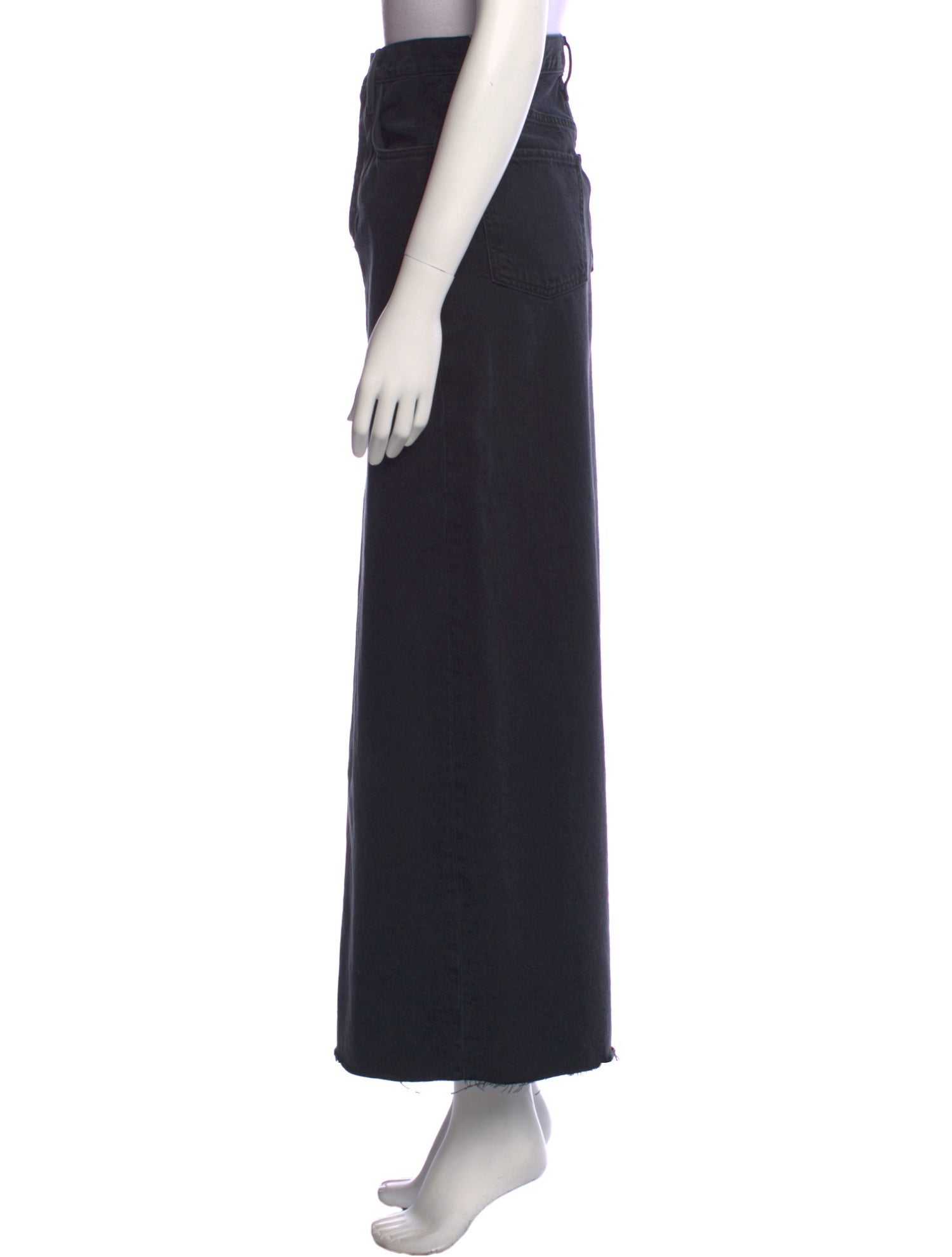Favorite Daughter Raw-Edge Trim Long Skirt w/ Tags