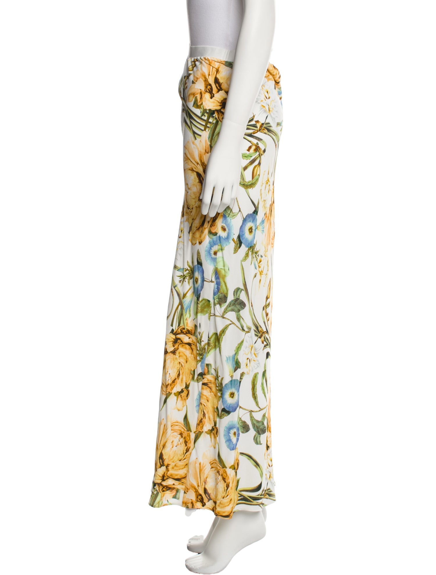 Favorite Daughter Floral Print Midi Length Skirt