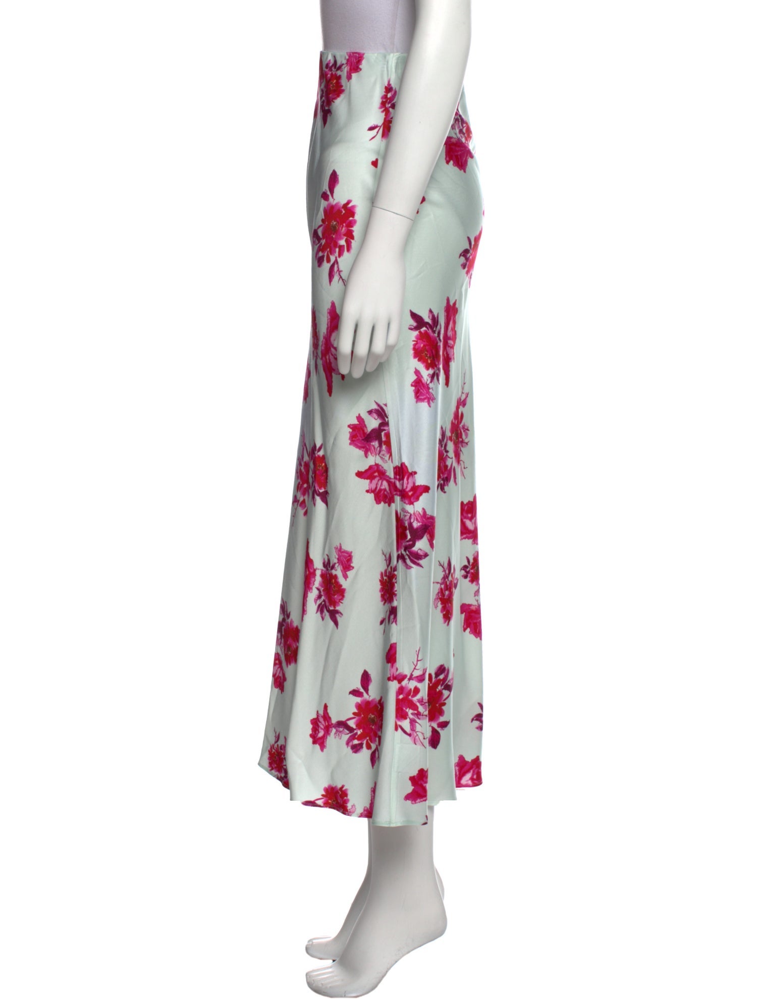 Favorite Daughter Floral Print Midi Length Skirt