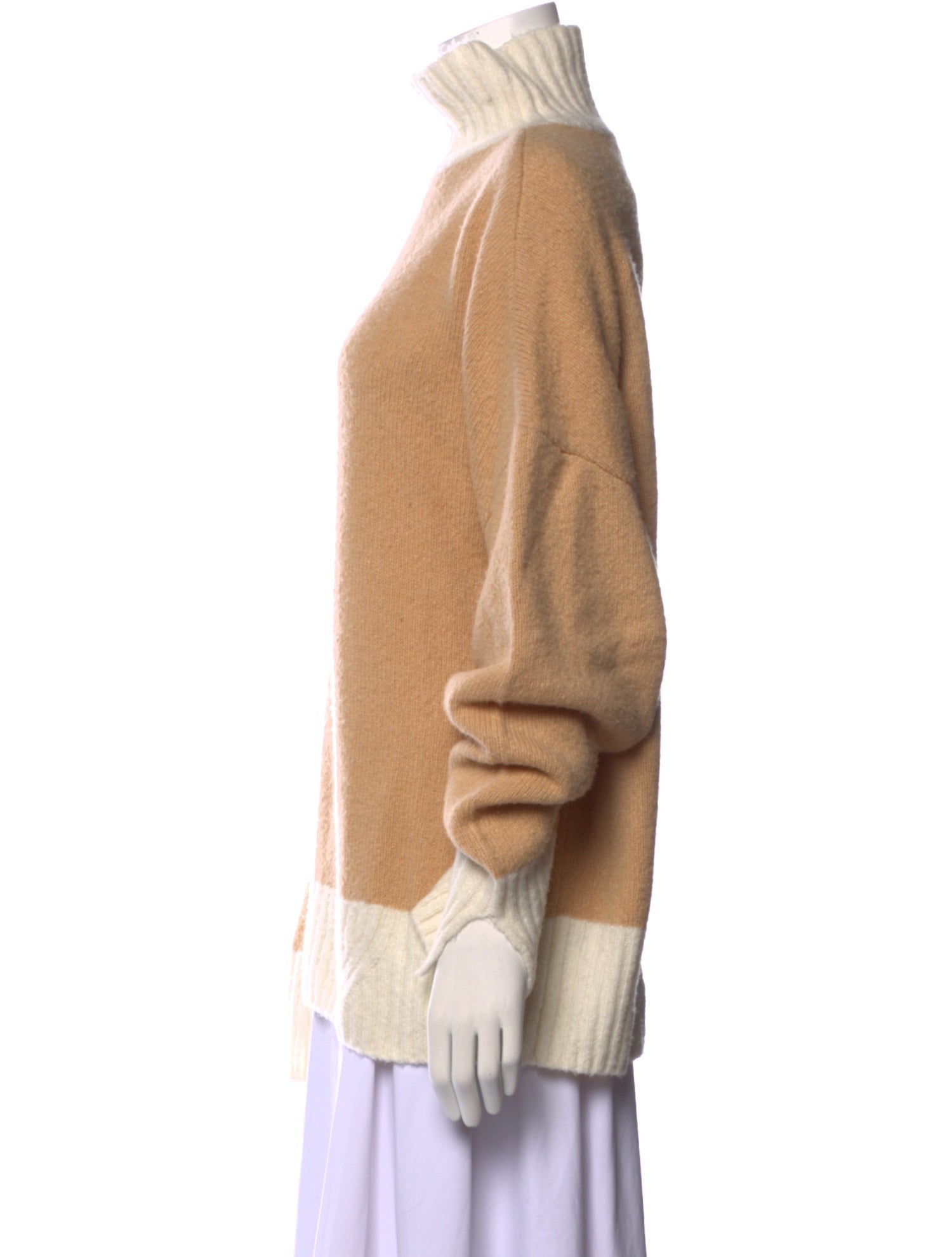 Favorite Daughter Merino Wool Colorblock Pattern Sweater