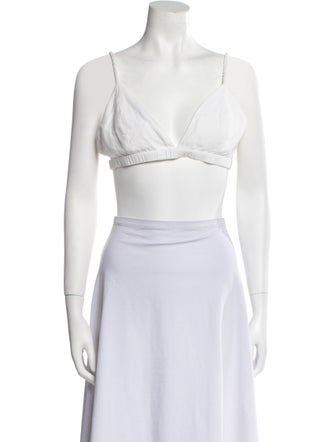 Favorite Daughter V-Neck Sleeveless Crop Top