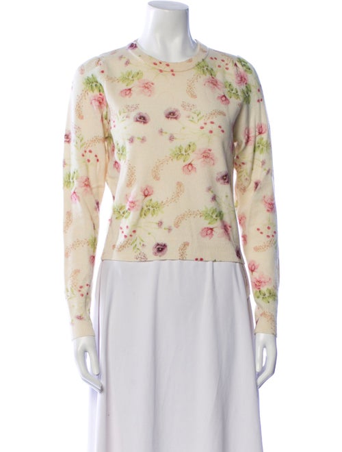 Favorite Daughter Wool Floral Print Sweater