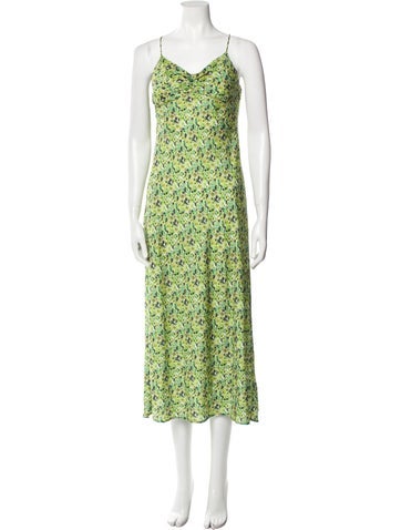 Favorite Daughter Dresses Floral Print Long Dress XS