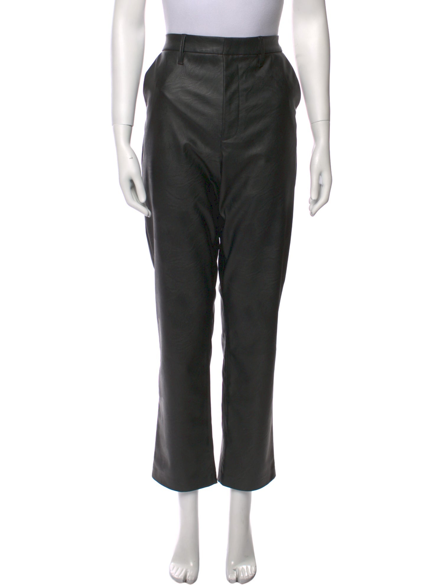 Favorite Daughter Faux Leather Straight Leg Pants