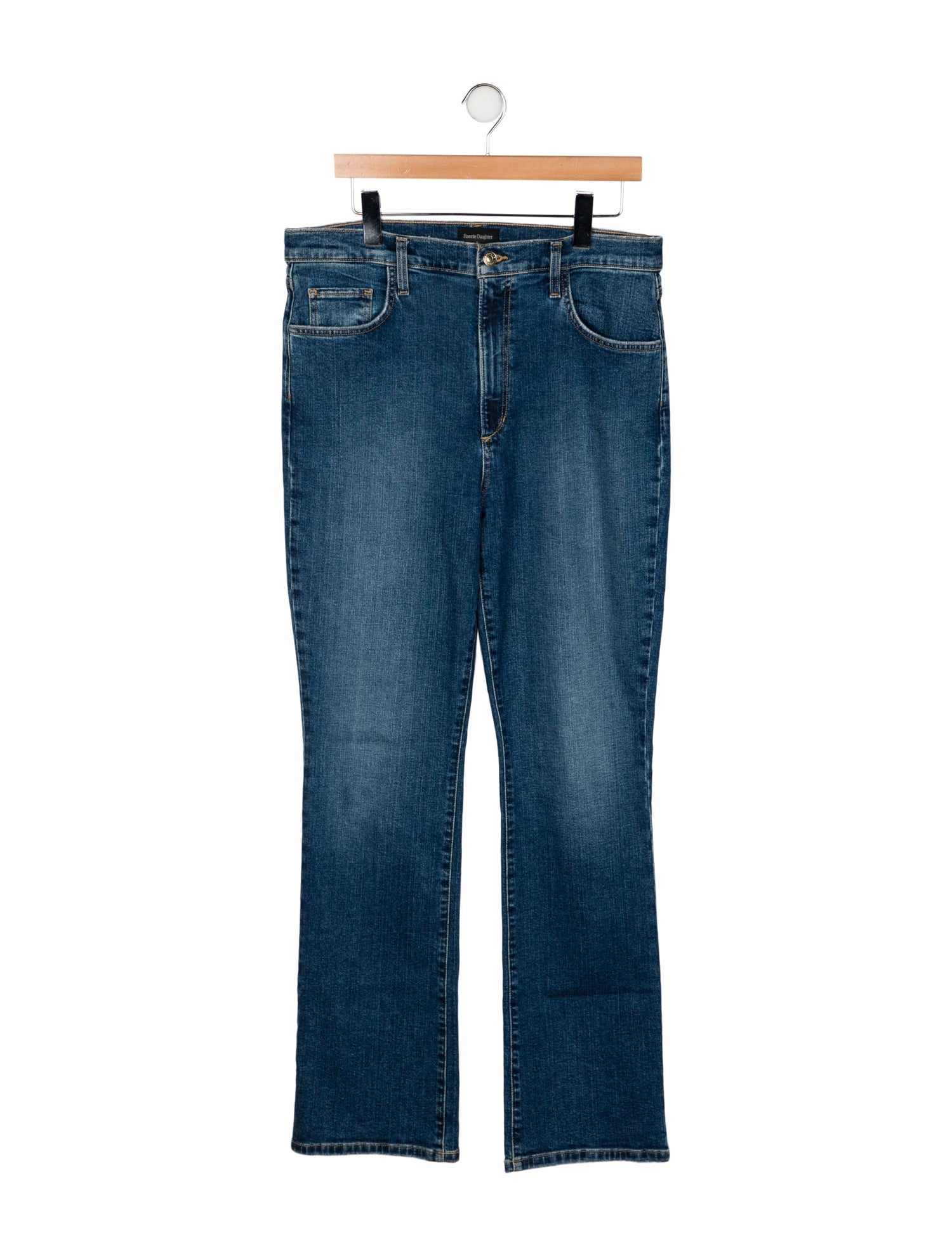 Favorite Daughter High-Rise Straight Leg Jeans