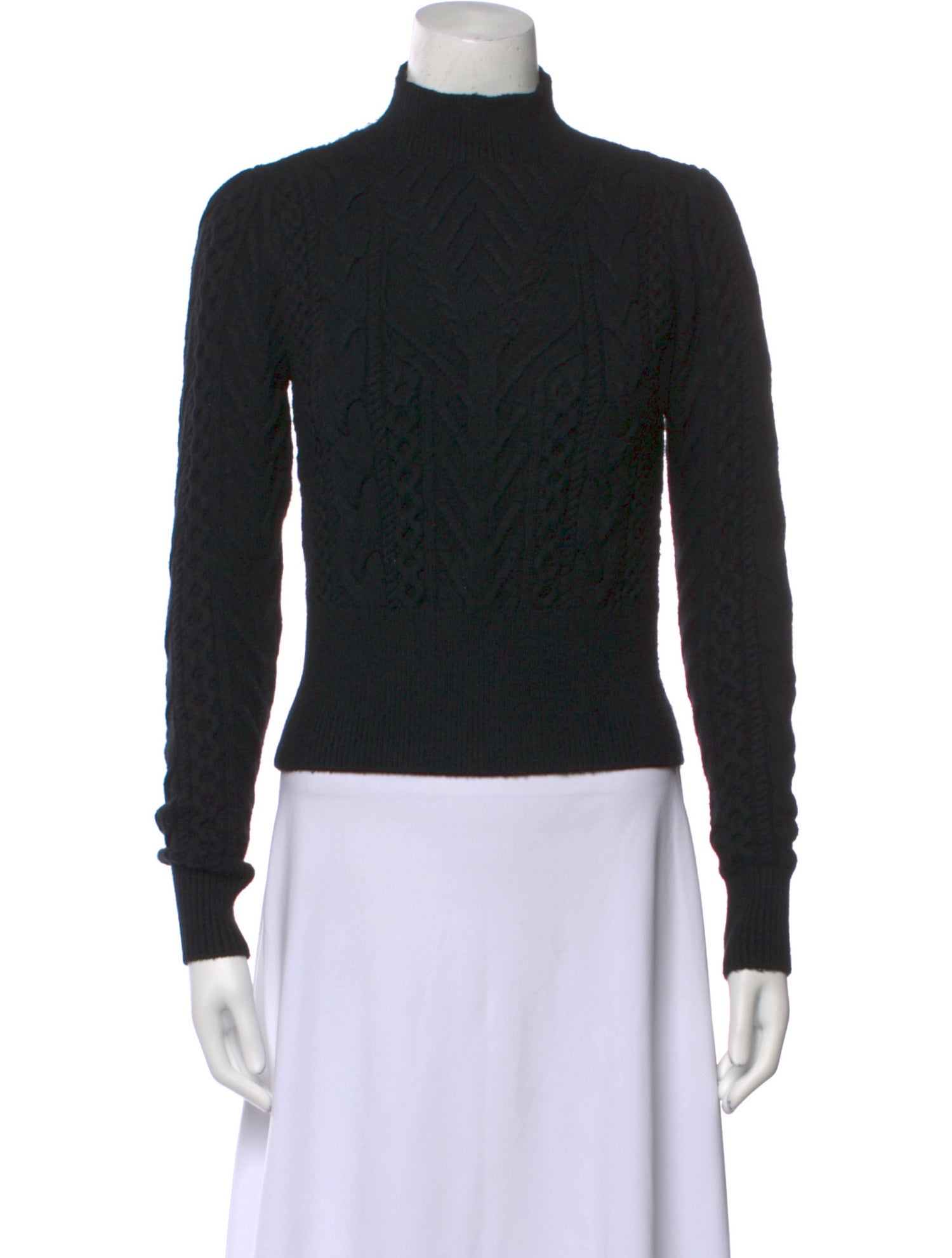 Favorite Daughter Printed Mock Neck Sweater