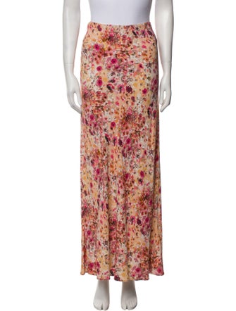 Favorite Daughter Floral Print Midi Length Skirt