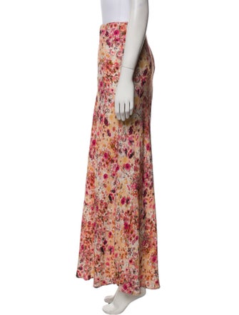 Favorite Daughter Floral Print Midi Length Skirt