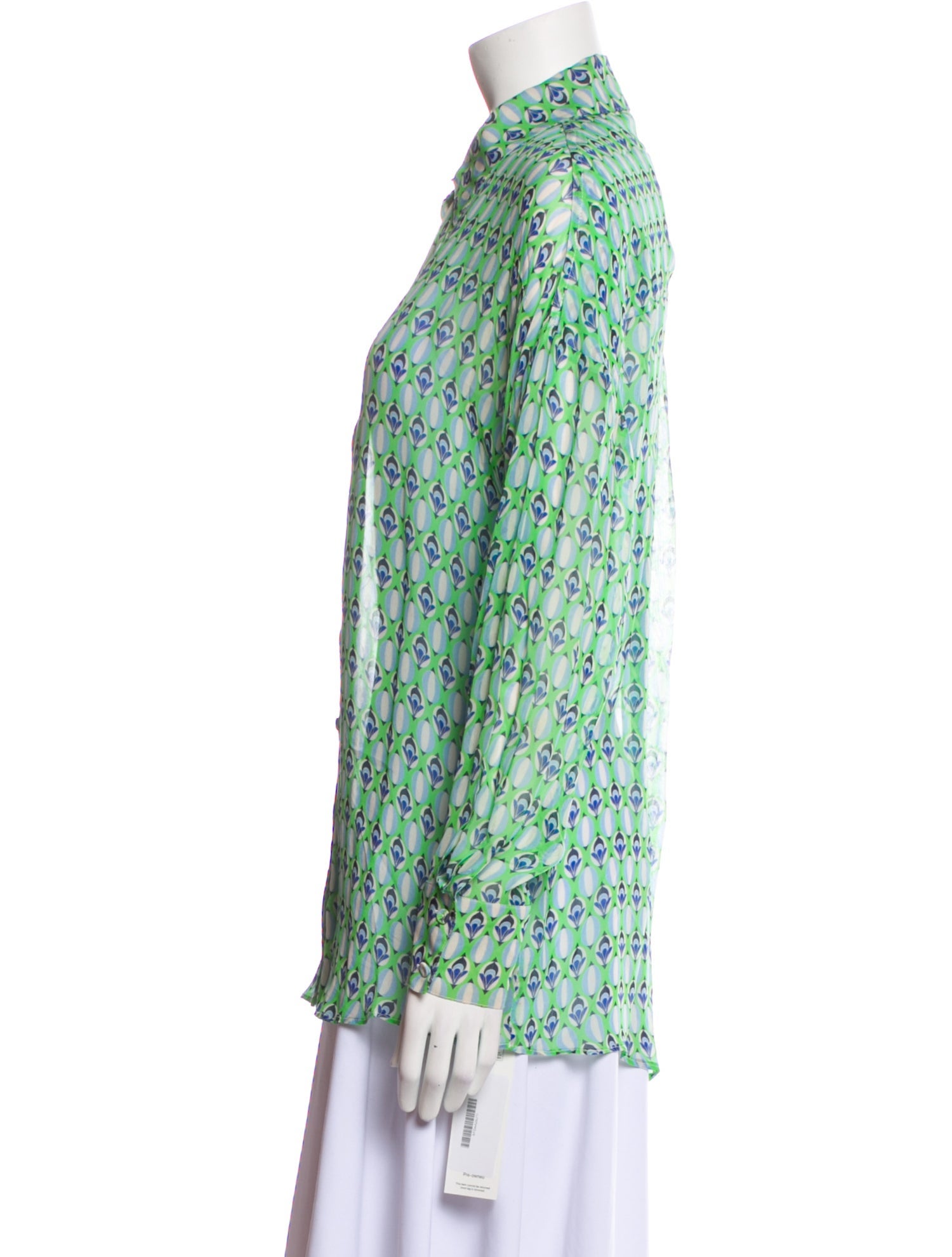 Favorite Daughter Printed Long Sleeve Button-Up Top