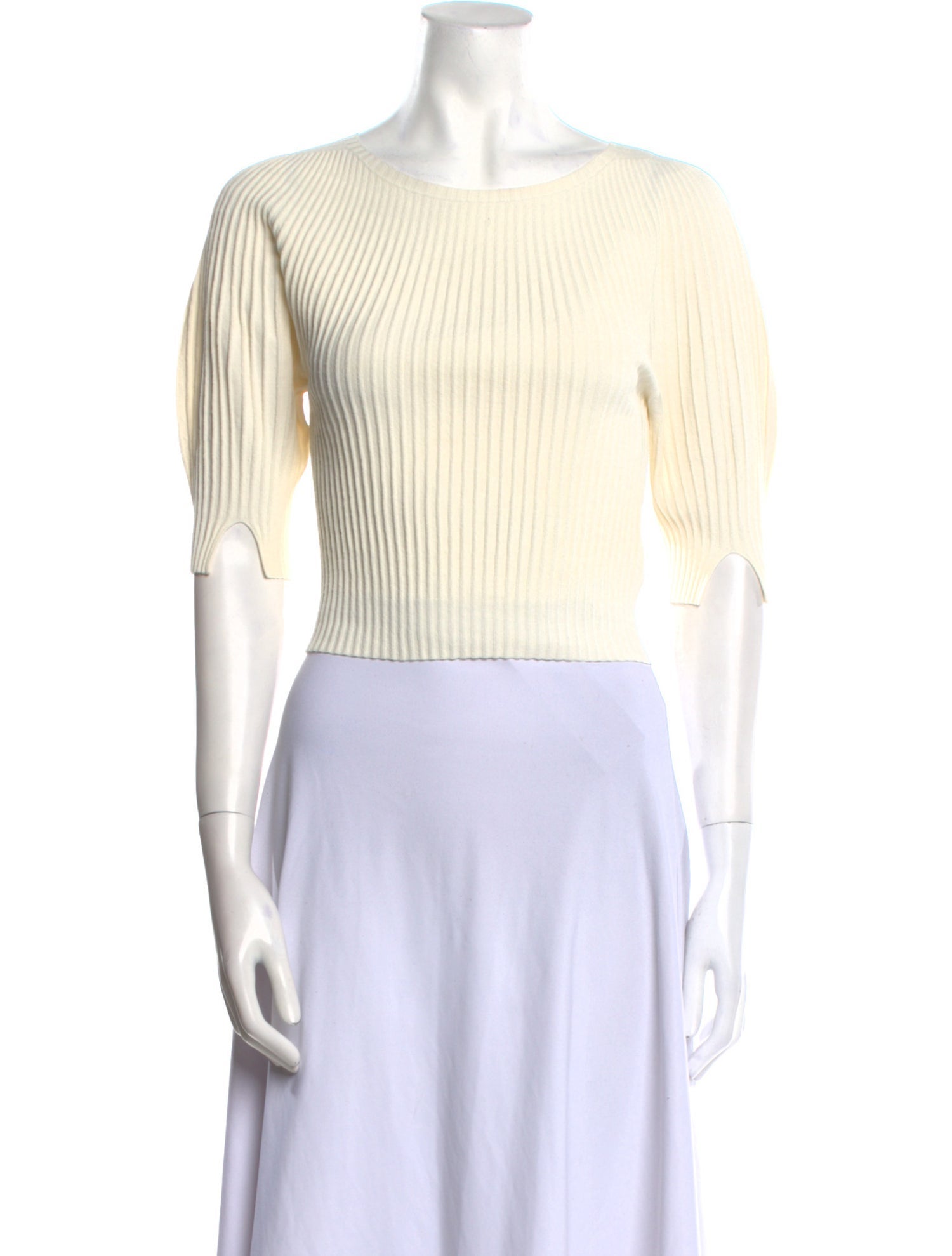 Favorite Daughter Bateau Neckline Short Sleeve Crop Top