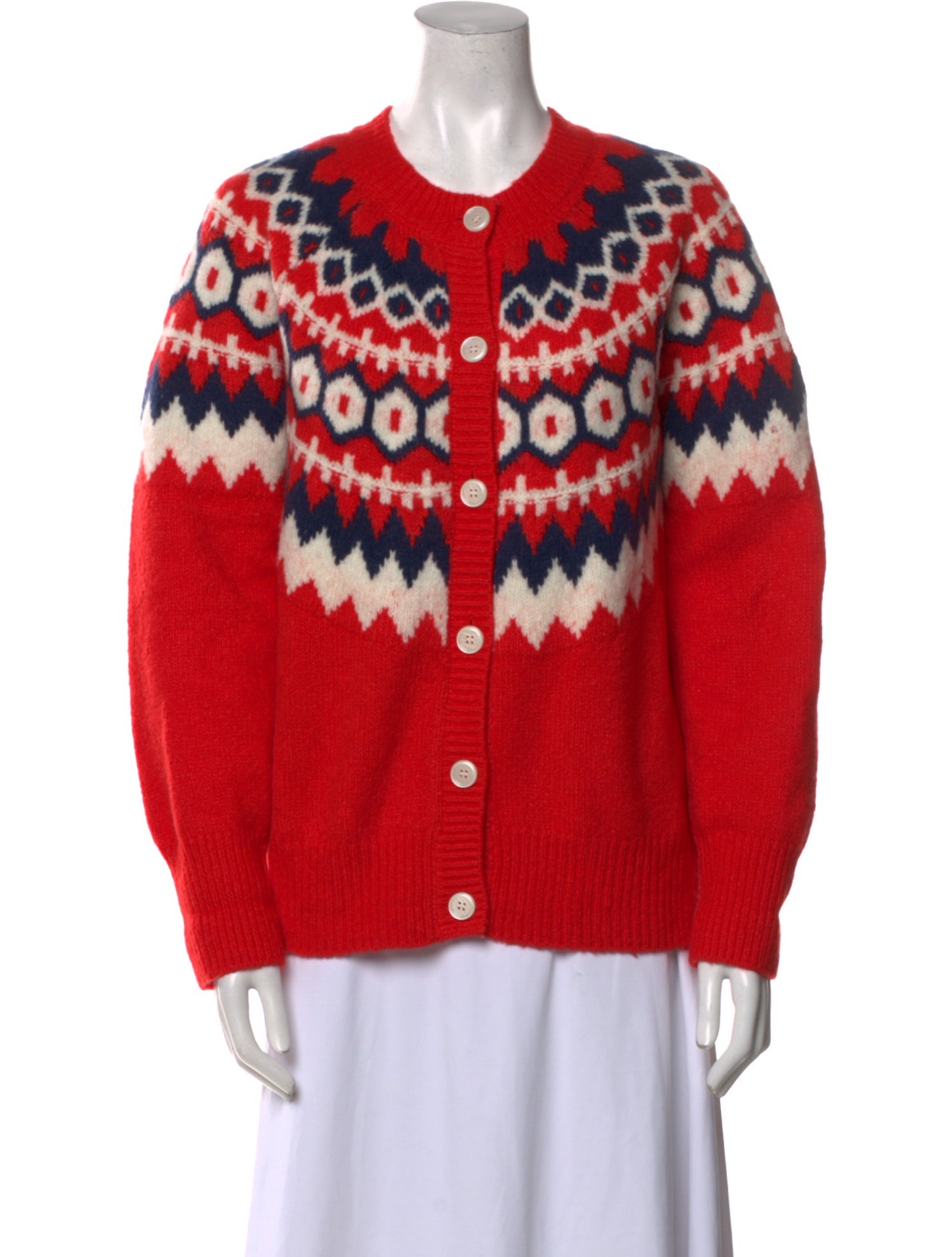 Favorite Daughter Merino Wool Printed Sweater