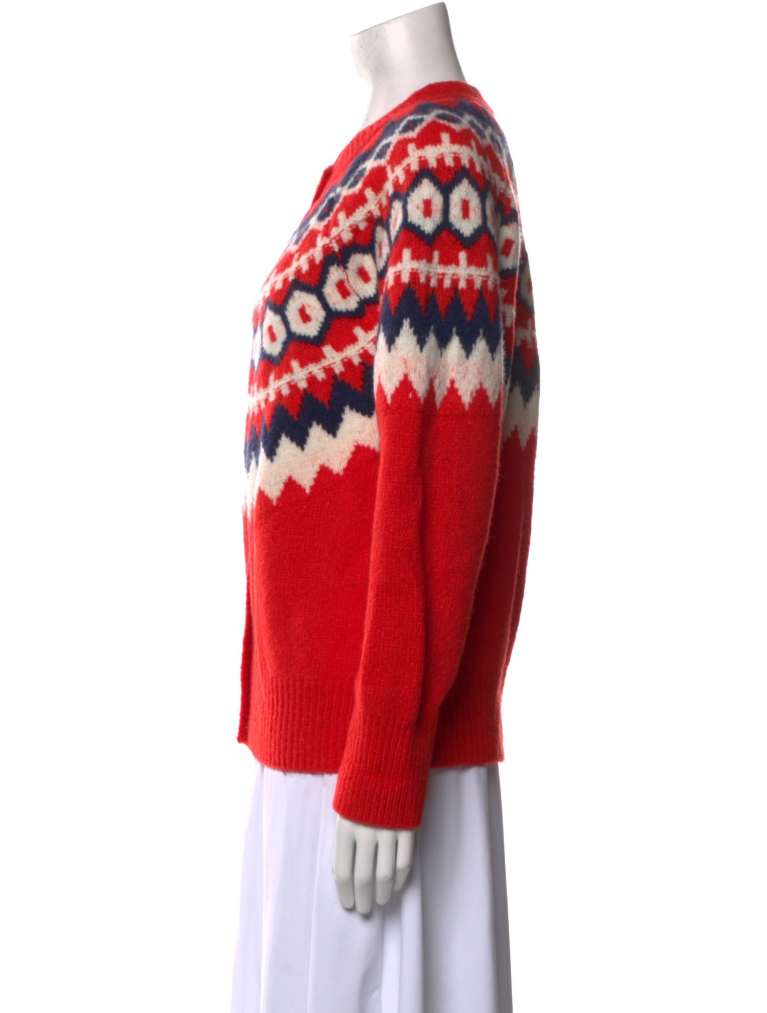 Favorite Daughter Merino Wool Printed Sweater