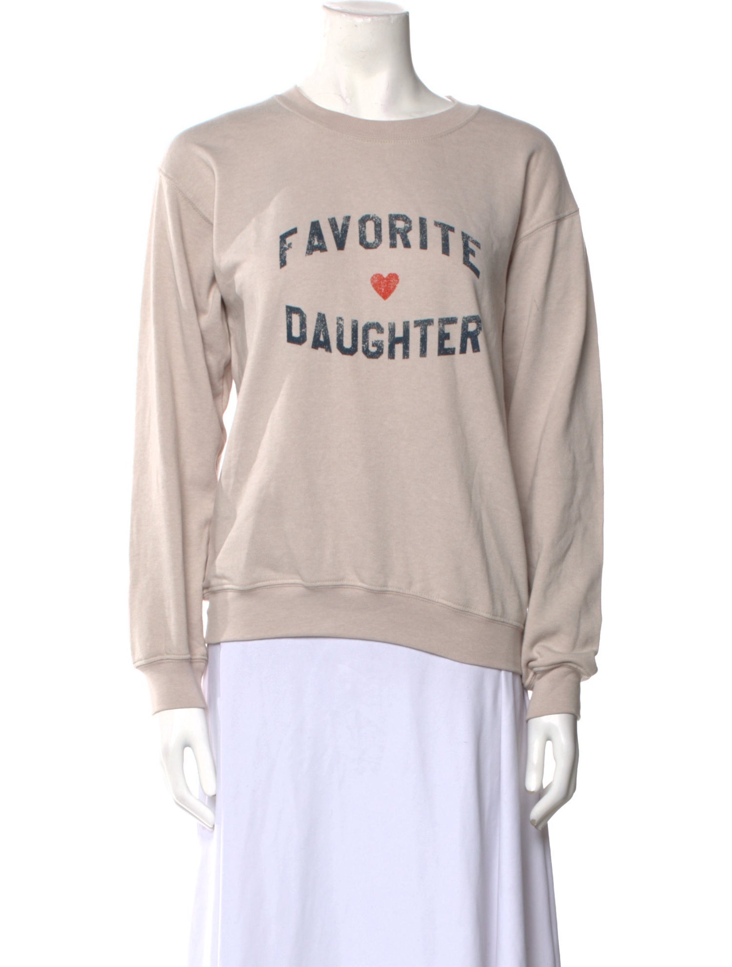 Favorite Daughter Graphic Print Crew Neck Sweatshirt