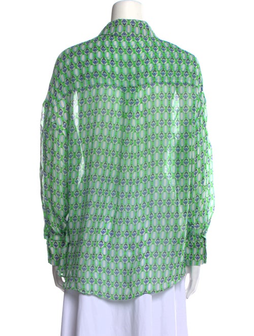 Favorite Daughter Printed Long Sleeve Button-Up Top