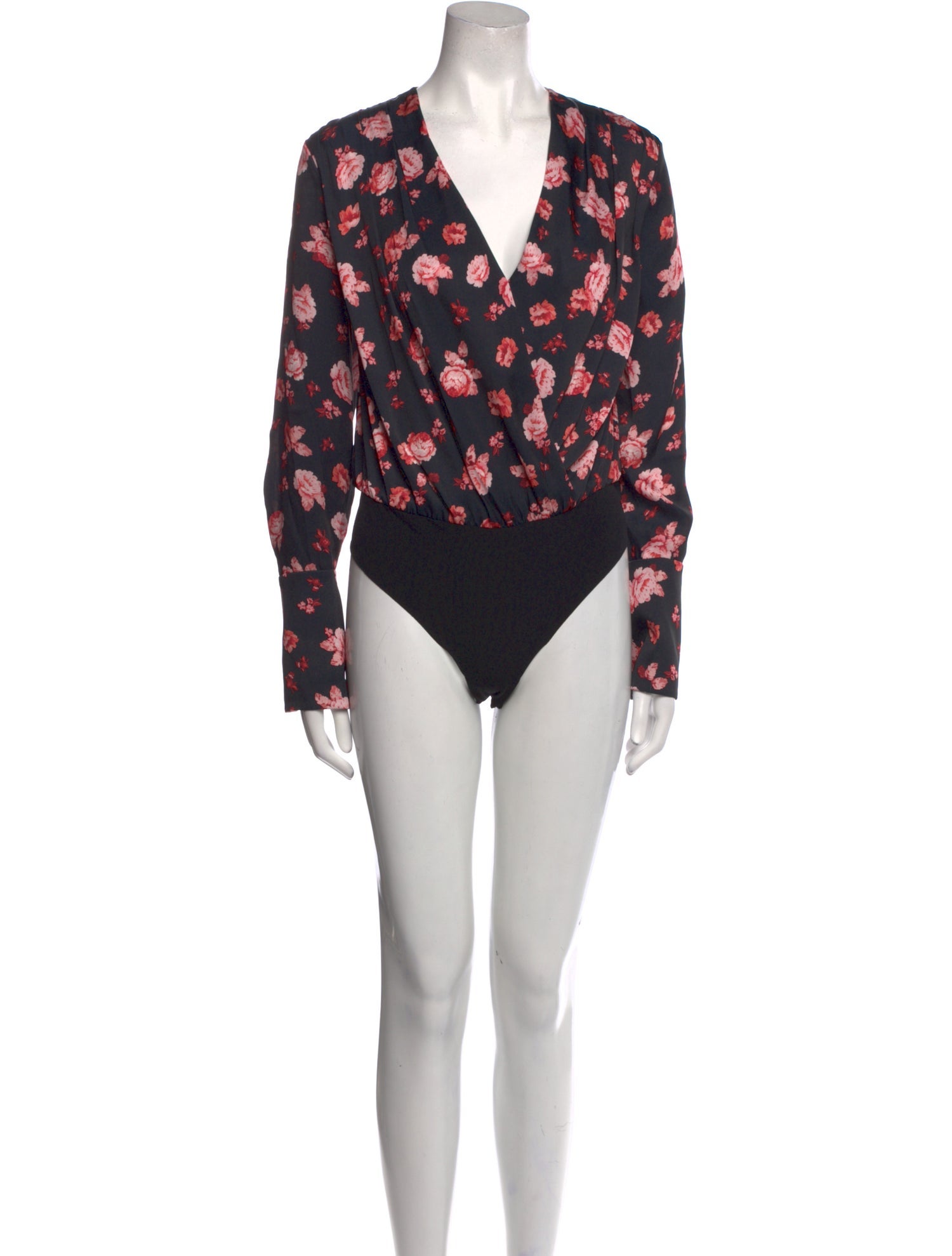 Favorite Daughter Floral Print V-Neck Bodysuit