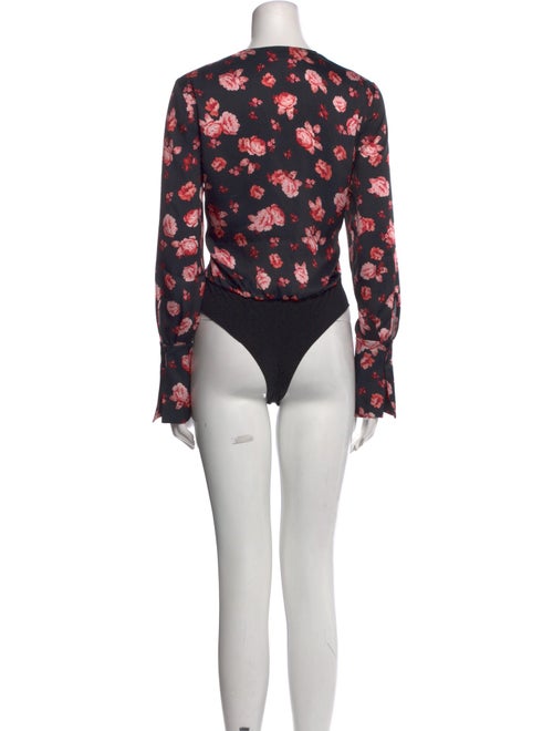 Favorite Daughter Floral Print V-Neck Bodysuit