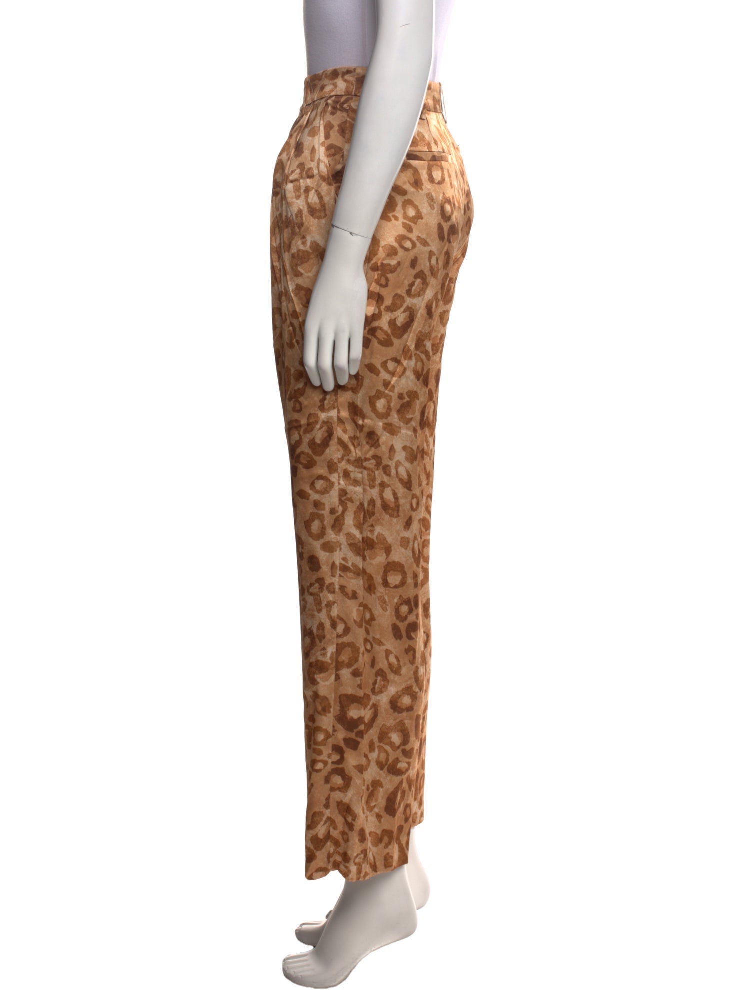 Favorite Daughter Animal Print Wide Leg Pants