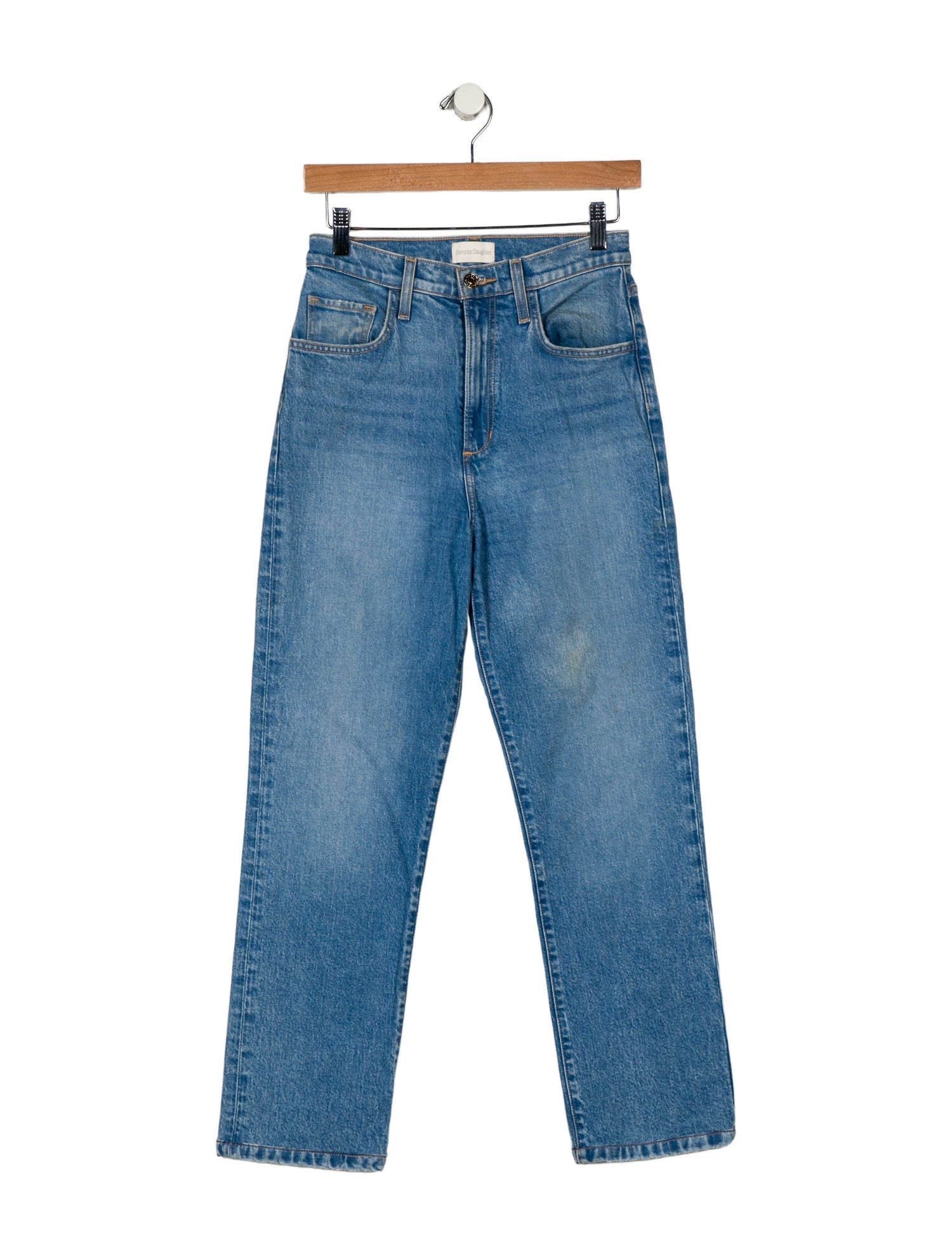 Favorite Daughter High-Rise Straight Leg Jeans