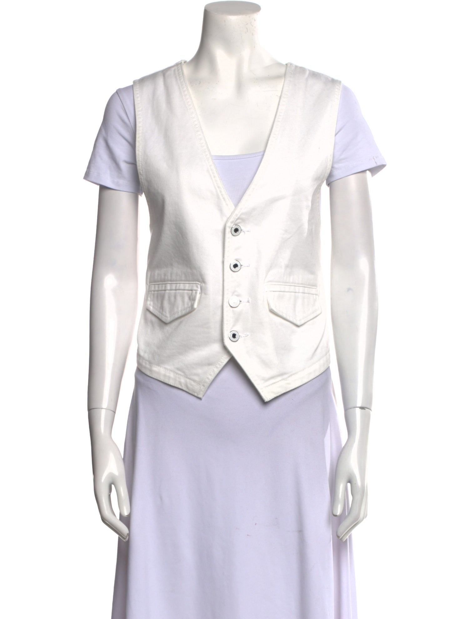 Favorite Daughter V-Neck Short Sleeve Crop Top