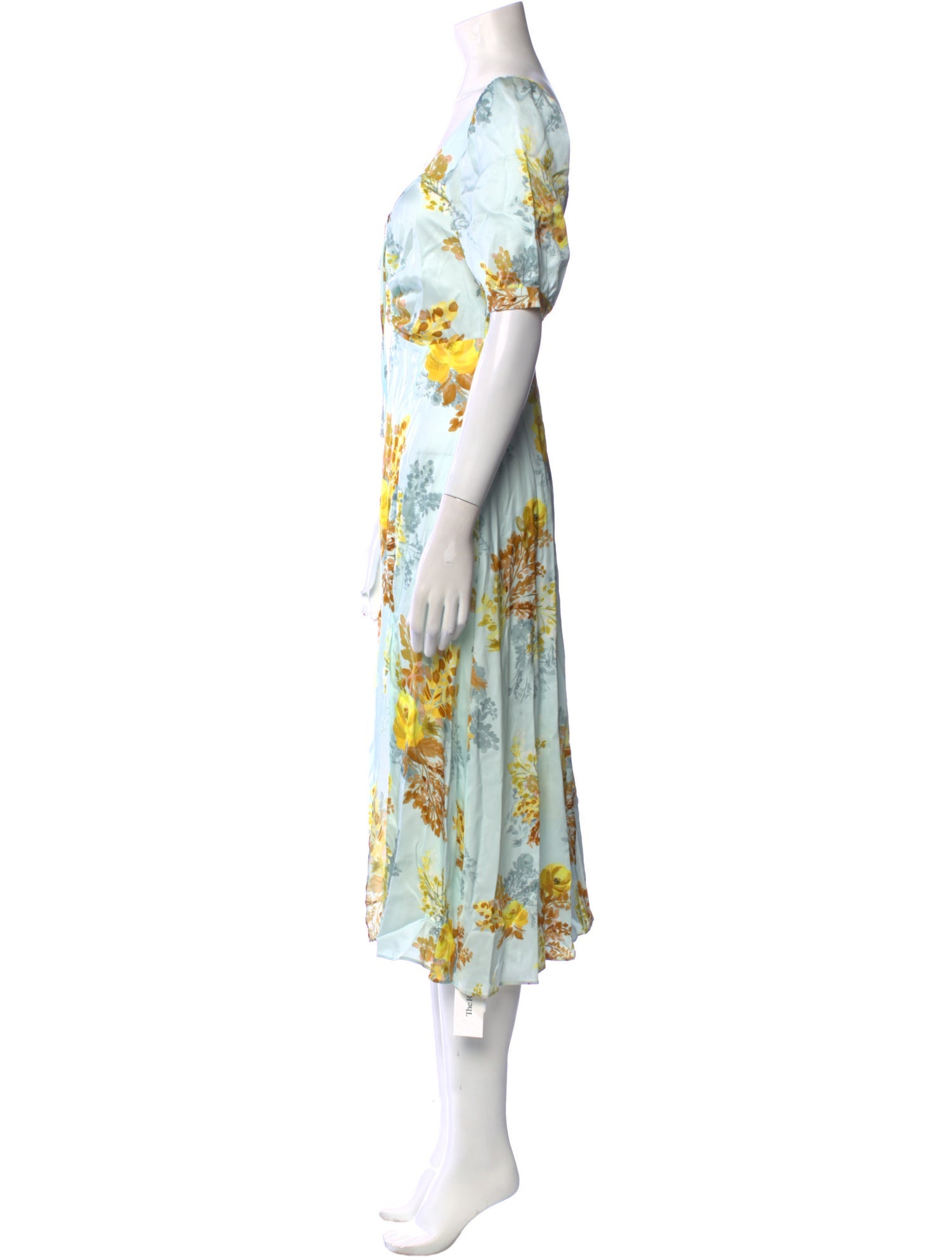 Favorite Daughter Floral Print Midi Length Dress