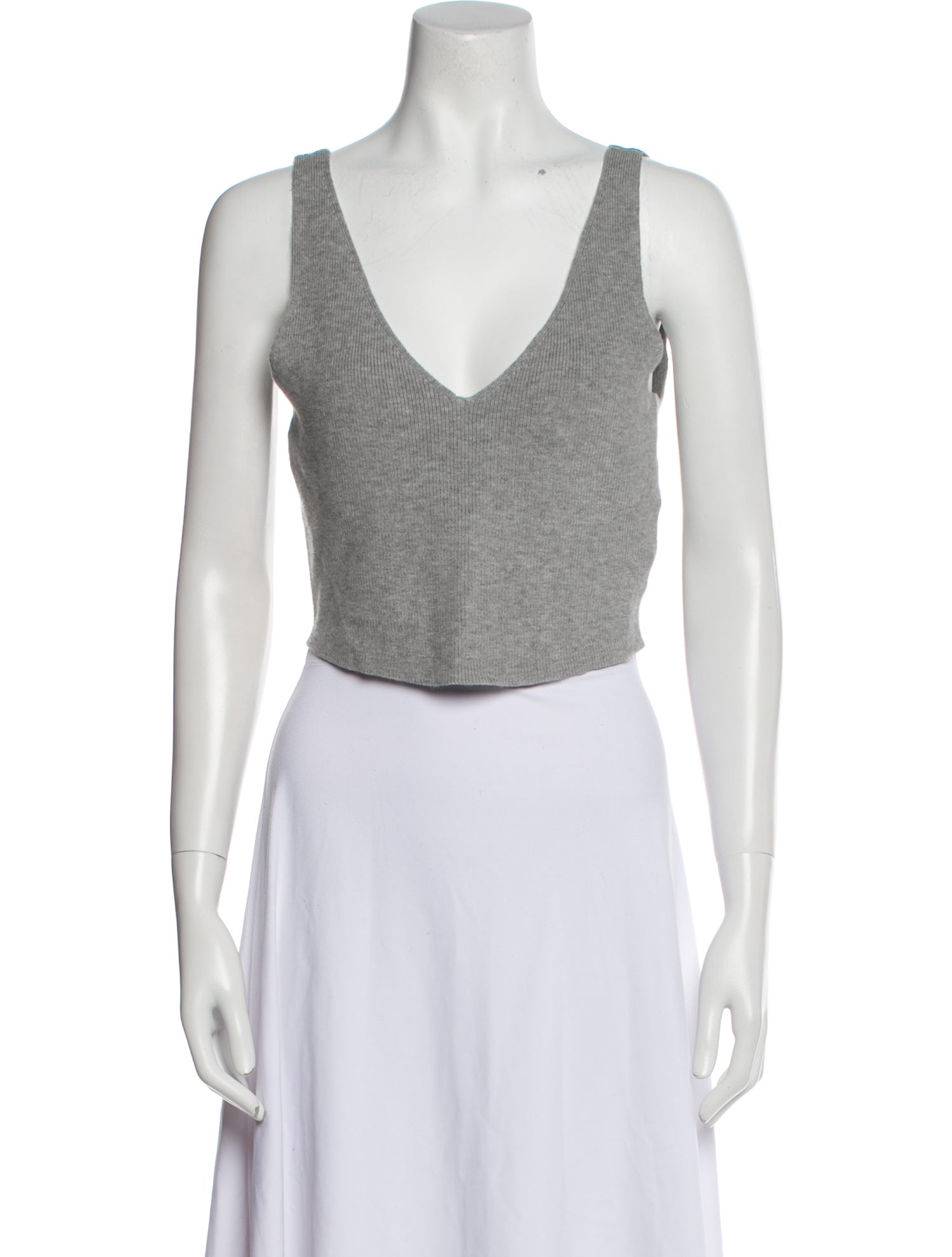 Favorite Daughter V-Neck Sleeveless Crop Top
